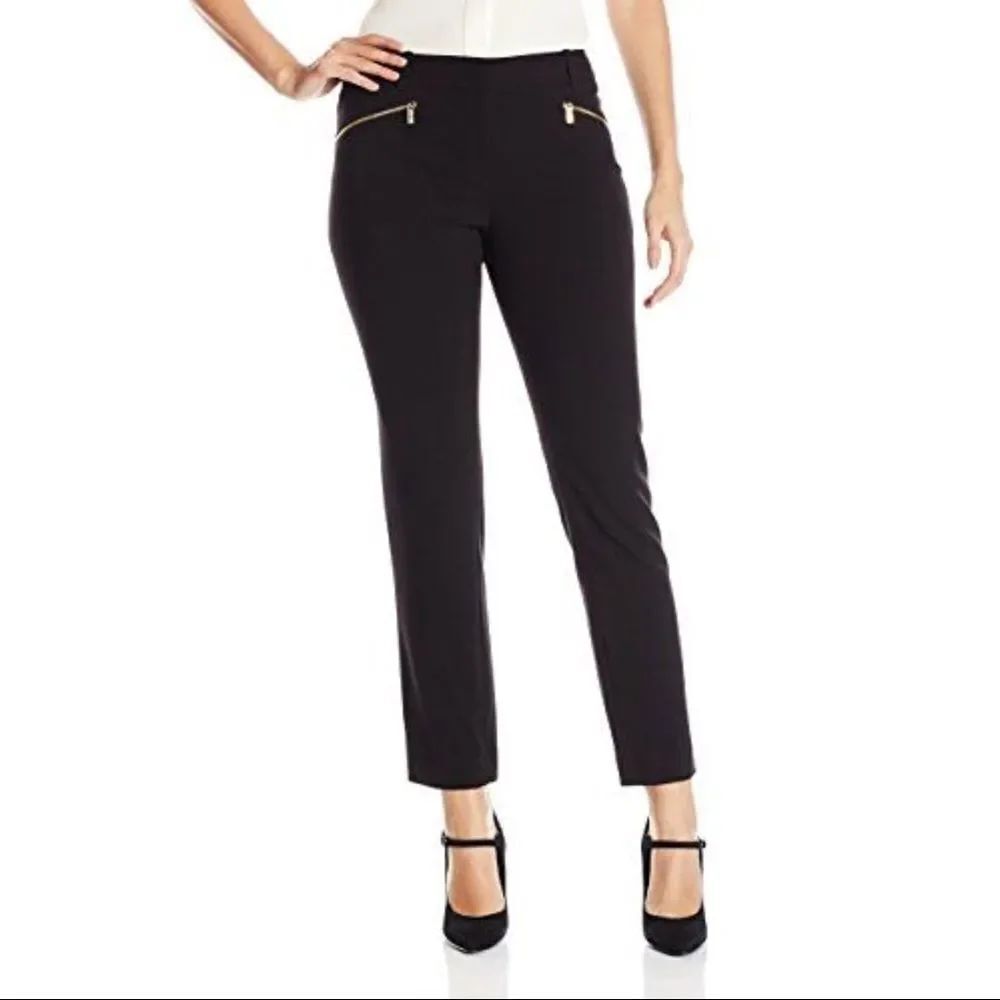 ✨ Calvin Klein Navy Herringbone Pull-On Pants✨